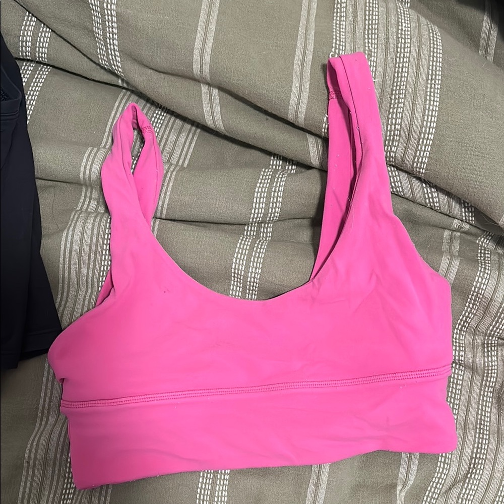 Lululemon pink align bra